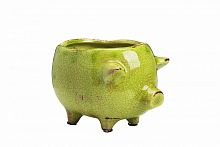 цветочный горшок pig planter зеленый в Астрахани