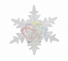 фигура светодиодная на присоске снежинка морозко, rgb в Астрахани