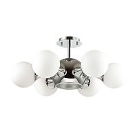 потолочная люстра odeon light miolla 3972/7c белая в Астрахани