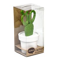 ножницы cactus с держателем, белые с зеленым в Астрахани