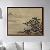 картина: autumn landscape in the style of sessh, 18 век в Астрахани