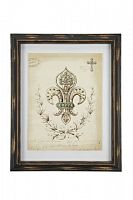 картина в рамке queen sketchs fleur de lys в Астрахани