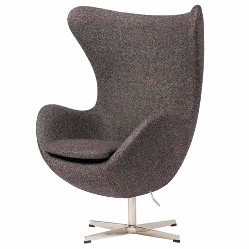 кресло egg chair серое в Астрахани