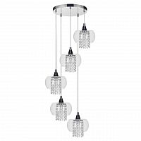 дизайнерская подвесная люстра spot light cordia 1192528 хром в Астрахани