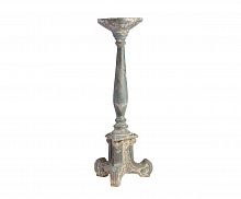 подсвечник фигурный голубой состаренный на 1 свечу antique blue finish, 61 см в Астрахани