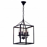 дизайнерская подвесная люстра spot light cage 9810404 черная в Астрахани