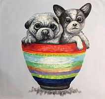картина маслом маленькие друзья в Астрахани
