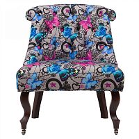 кресло мягкое amelie french country chair бабочки в Астрахани