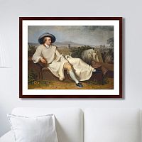 картина: goethe in the roman campagna, 1787г. в Астрахани