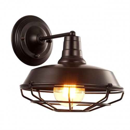 бра arte lamp ferrico a9183ap-1bk в Астрахани