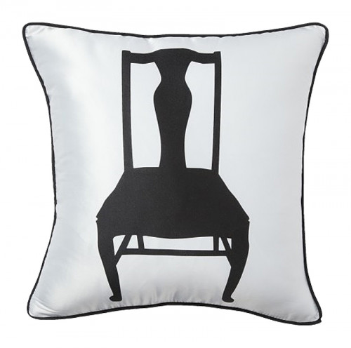 подушка с изображением стула chair white в Астрахани