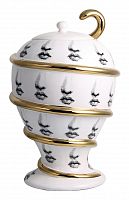 декоративная ваза с крышкой пьеро форназетти serpentino gold в Астрахани