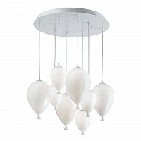 подвесная люстра ideal lux clown sp8 bianco в Астрахани