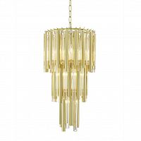 люстра gigi 7 gold от delight collection прозрачная/золото в Астрахани