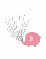 постер pink elephant а4 в Астрахани