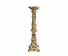 подсвечник фигурный бежевый состаренный на 1 свечу antique blue, 35 см в Астрахани