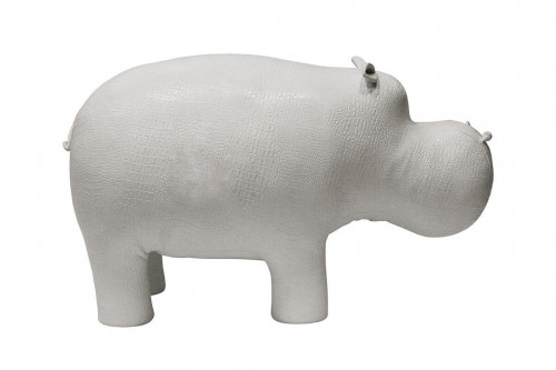 банкетка пуф бегемот деревянный каркас белый в Астрахани