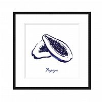 постер blue papaya черный в Астрахани