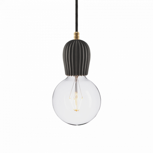 подвесной светильник beton rib black brass в Астрахани
