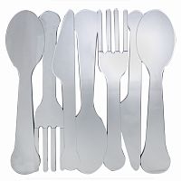 зеркальное панно настенное столовые приборы tableware в Астрахани