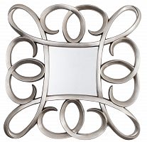 зеркало серебряное квадратное в фигурной раме silver swirl frame от rvastley в Астрахани