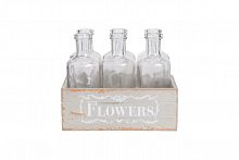 набор стеклянных бутылок flowers в Астрахани