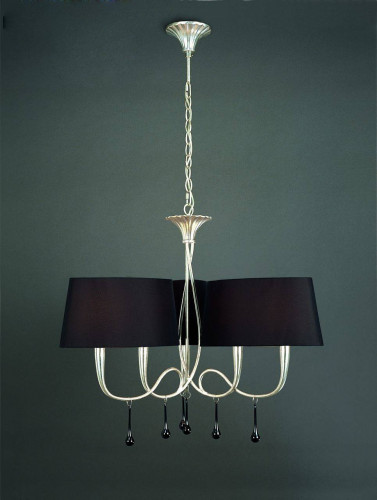 подвесная люстра mantra paola painted silver 3530 в Астрахани