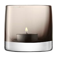 подсвечник стеклянный мокко для чайной свечи light colour, 8,5 см в Астрахани