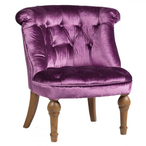 кресло sophie tufted slipper chair сиреневое в Астрахани