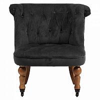 кресло amelie french country chair серый велюр м в Астрахани