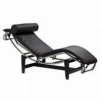 шезлонг chaise longue lc4 черный в Астрахани
