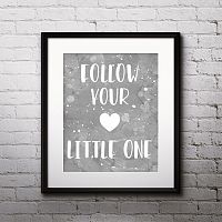 постер follow heart а4 в Астрахани