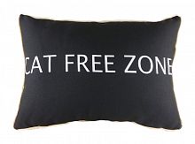 подушка с надписью cat free zone в Астрахани