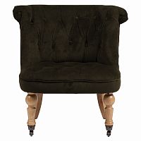 кресло amelie french country chair серо-коричневое в Астрахани