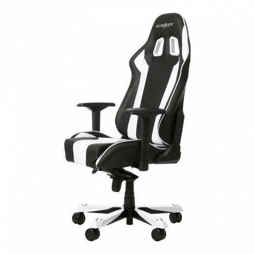 кресло геймерское dxracer king ks06 черно-белое в Астрахани