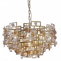 подвесная люстра crystal lux diego sp9 d600 gold в Астрахани