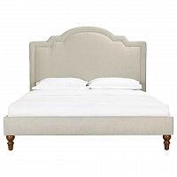 кровать двуспальная 160х200 бежевая cassis upholstered в Астрахани