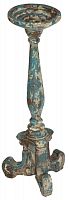 подсвечник состаренный фигурный голубой relic collection, 61 см в Астрахани