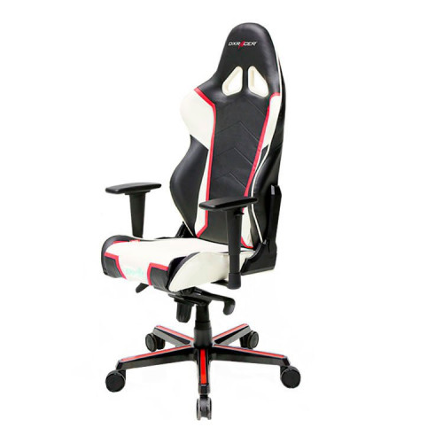 кресло геймерское dxracer racing черно-бело-красное в Астрахани