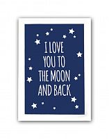 постер to the blue moon and back а3 в Астрахани