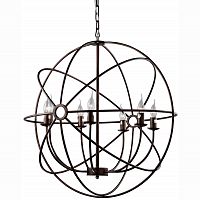 люстра foucault's orb crystal nude коричневая в Астрахани