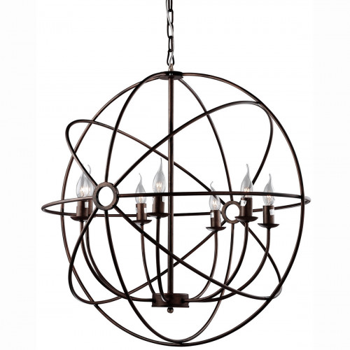 люстра foucault's orb crystal nude коричневая в Астрахани