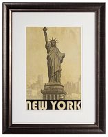 постер с паспарту в раме new york в Астрахани