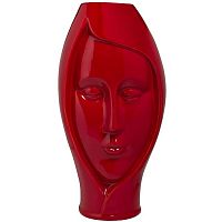ваза голова женщины бордовая 19,5х16,5х37,5 см в Астрахани