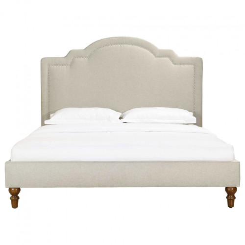 кровать двуспальная 120х200 бежевая cassis upholstered в Астрахани