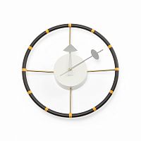часы steering wheel настенные черный+желтый/black+yellow в Астрахани