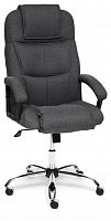 компьютерное кресло tetchair бергамо (крестовина хром, обивка ткань) для руководителя в Астрахани