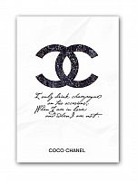 постер drink champagne. coco chanel а3 в Астрахани