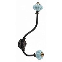 настенный декоративный крючок knobs голубой в Астрахани