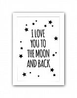 постер to the white moon and back а4 в Астрахани